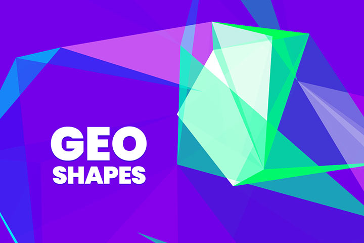 geo shapes & backgrounds