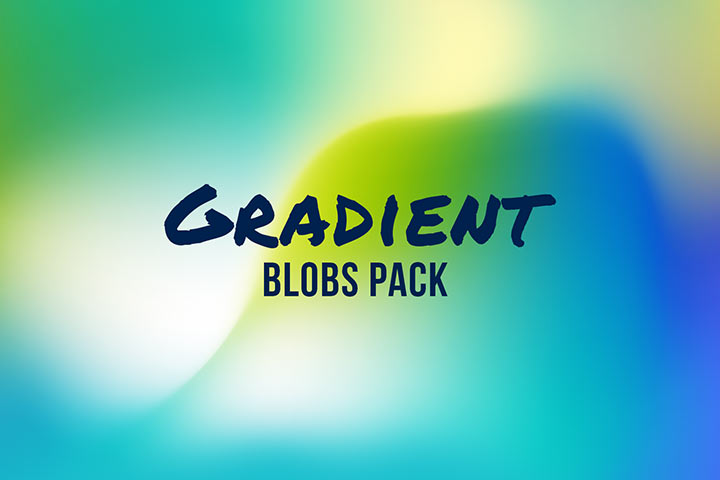 gradient blobs vector elements