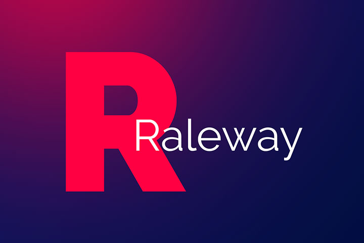 raleway font family