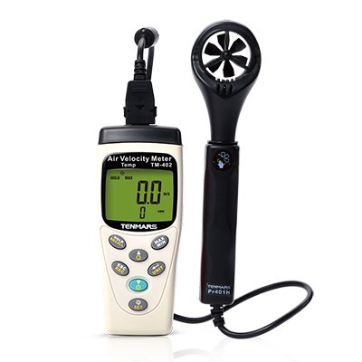 Tenmars TM-403 air velocity meter