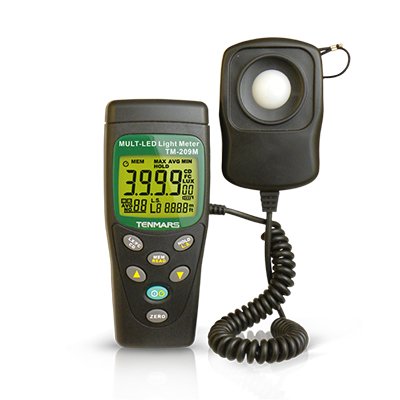 Tenmars TM-209M — مقياس إضاءة LUX/FC متعدد مصادر LED