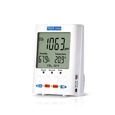 Tenmars ST-502 desktop indoor air quality monitor