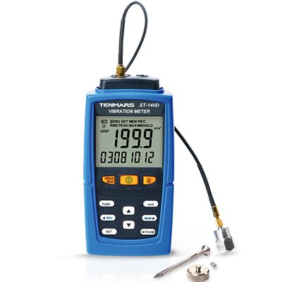 Tenmars ST-140D vibration meter with datalogging